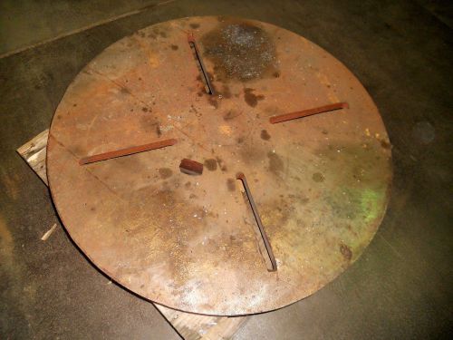 37&#034; Diameter Face Plate for Large Lathe, Mounting Never Machined / NOS
