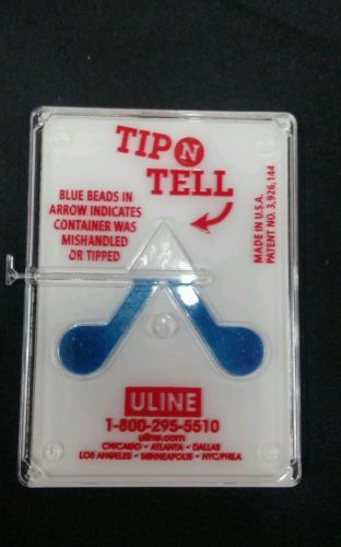 Uline tip n&#039; tell indicators lot of 10 ten new with labels for sale