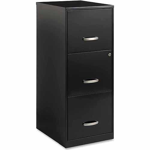 3-Drawer Vertical File Cabinet Office Lockable (2 top ) Secure Durable Furniture