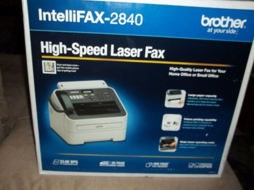 Brother intellifax-2840 high-speed laser fax fax-2840*new in box**make an offer! for sale