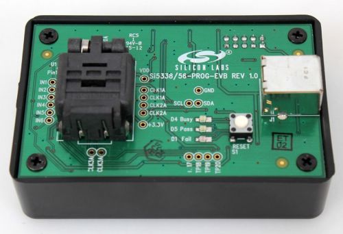 Silicon labs si5338/si5356 multisynth field programmer, si5338/56-prog-evb for sale