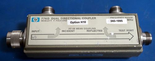 Hp Hewlett Packard Agilent Keysight 776D Dual Directional Coupler 940-1995MHz