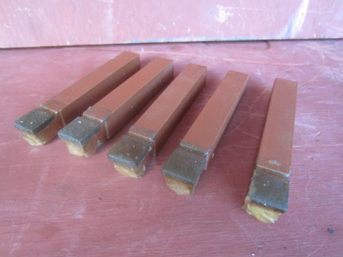 Lot of 5 NOS Morse Cutting Tools # 4130 C 8 Grade 370 1/2&#034; Cemented Carbide Tip