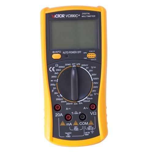 VICTOR VC890C+ Digital Multimeter with Temperature Test Function