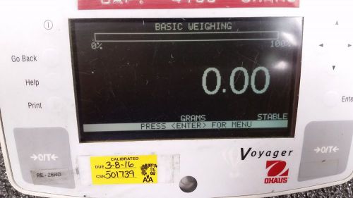 Ohaus voyager precision balance model v0-d120 v0d120  v0-d120 top loading for sale