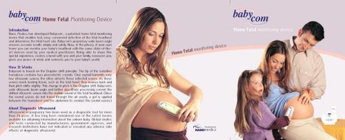 Nano Medica BabyCom Home Fetal Heartbeat Doppler Monitor WORKS GREAT! $119