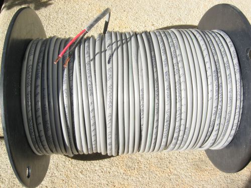 874&#039; gray access control security alarm speaker cable wire stranded 18/2 18awg for sale