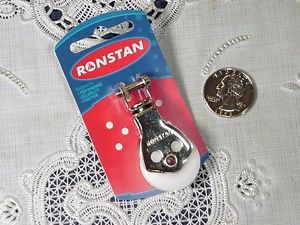Ronstan rf573 single block light weight swivel shackle utility block s/s 1/4 in for sale