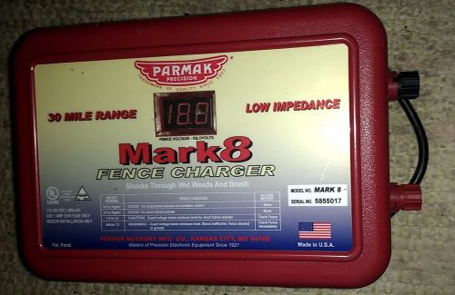 ParMak Mark 8 Fence Charger, for repair, NO RESERVE