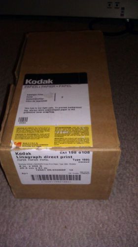 Kodak Linagraph Direct Print Paper Type 1895 8in x 200 ft CAT 198 6108 12501