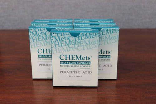 CHEMets R-7905 Peracetic Acid Test Ampoules (7 Boxes)