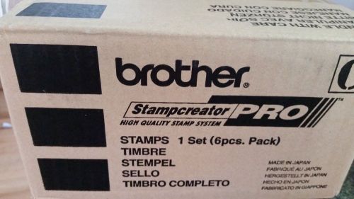 Brother  Stampcreator Pro Stamps PR3030E6P (1.18&#034; x 1.18&#034;) 6 Pack