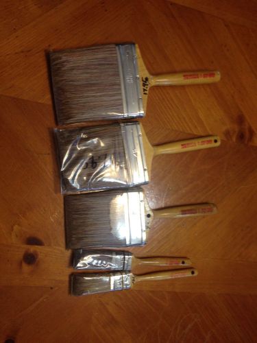 Lot Of 5 Oxford Paint Brushes
