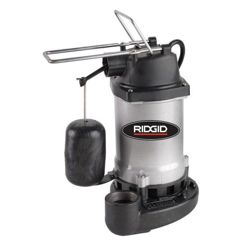 Ridgid 330rsu 1/3 hp durable cast iron base sump pump (d2) for sale