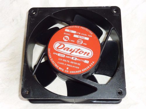 Dayton 55 CFM Axial Fan 4C548 NOS 1800 RPM Cast Aluminum 4 11/16&#034; x 1 1/2&#034;