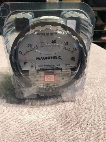 **New** Dwyer Magnahelic Gauge - Series 2000 - Model # 2000-00- Range = 0-0.25&#034;