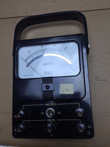 ELECTRICAL TEST INSTRUMENT WATTS MODEL MC-008 METER MAX VOLTS 30-75