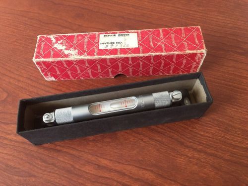 Starrett No. 98-6 machinist 6&#034; level with Ground Vial *MINT* in Box