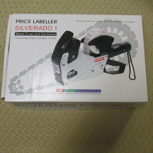 SILVERADO 1 METAL PRICE GUN LABELLER NEW IN BOX WITH LABELS