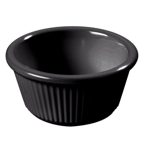 3 oz Ramekin Fluted - Black - 48 count