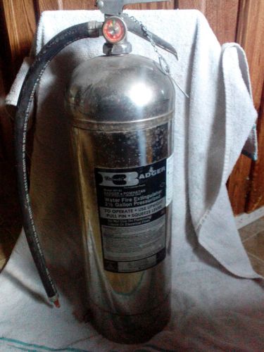 Two and a half gallon water fire extinguisher