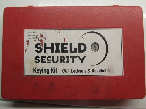 Shield security individual keying and master keying kit for sale