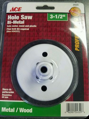 Ace 24329 3-1/2&#034; bi-metal hole saw