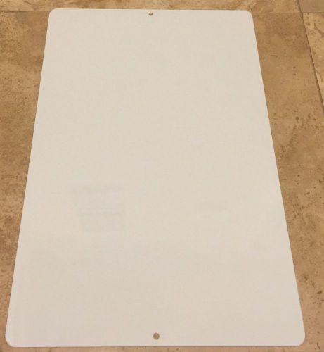 Gloss white aluminum dye sublimation 12&#034; x 18&#034; signs 20 pieces for sale