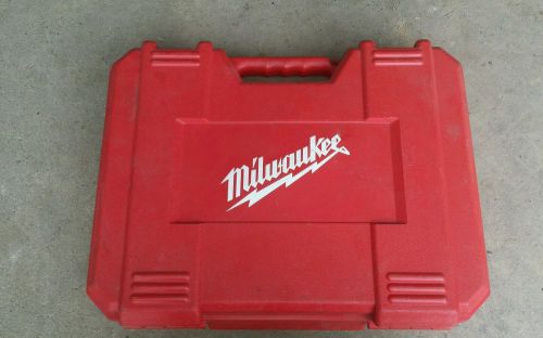MILWAUKEE 0524-24 18V T-HANDLE HAMMER DRILL CASE ONLY WITH MANUAL