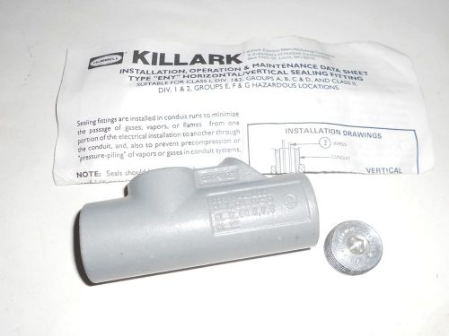 Hubbell killark type &#034;eny&#034; horizontal /vertical sealing fitting for sale