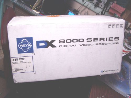 PELCO DX 8100 SERIES HYBRID DVR VIDEO RECORDER w hard drive installed free ship