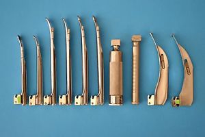 Rusch Standard Laryngoscope Intubation Set Mac Miller Blades and handle