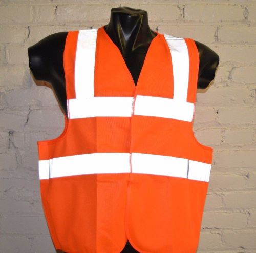 Neon safety vest reflective strips (easy close on velcro) size xxl, bike, work, for sale