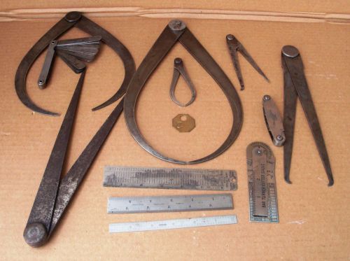 L.s. starrett co lowentrau craftsman general calipers gauges mchinist tools for sale