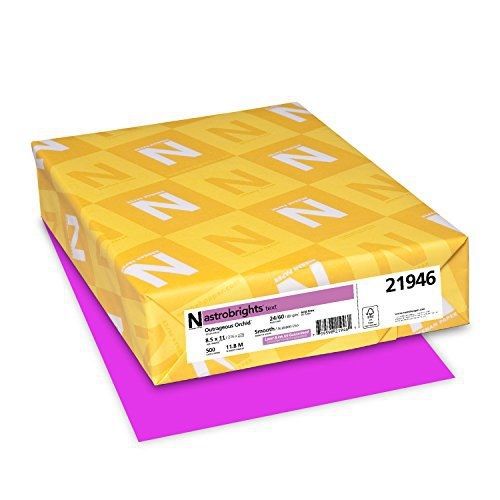 Neenah Astrobrights Color Writing Paper, Letter 8.5 x 11 Inches, 24 lb.,
