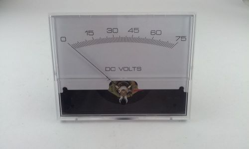 Yokogawa DC Volt Meter 0 - 75 Volts Analog