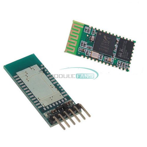 6Pin Wireless Serial Bluetooth RF Transceiver Module HC-06 RS232 With backplane
