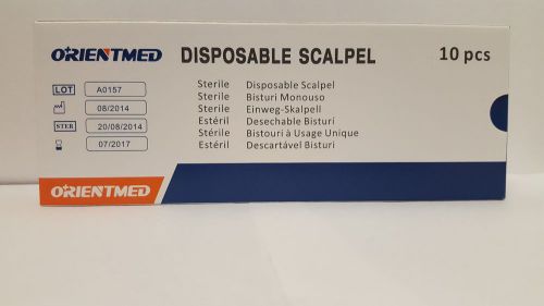 Disposable Scalpels, Size. 12B