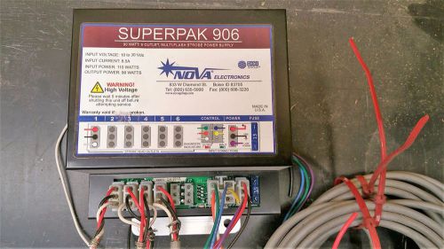 Nova Superpak 906 90 Watt, 6 Outlet Multi-Flash Strobe Power Supply WORKS GREAT