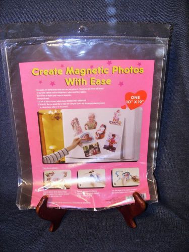 Create Magnetic Photos w/ Ease 10&#034; by 12&#034; Cutable Magnet Sheet Arts &amp; Crafts NEW