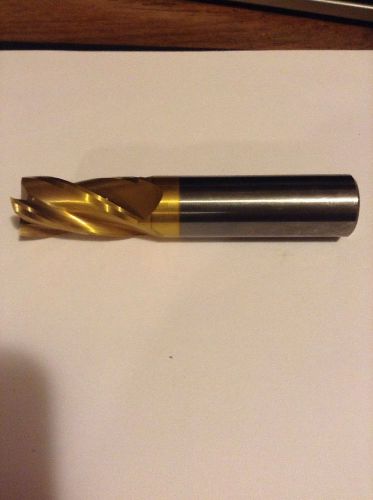 Solid Carbide 3/4x3/4x1-1/2x4 Finish End Mill &#034;Used&#034;