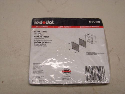 Red Dot D2CCB Blank Cover Plate