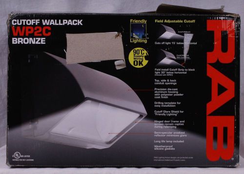 Rab lighting cutoff wallpack in  bronze – wp2c for sale