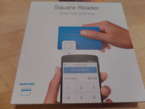 Set of 3 square credit debit card reader for apple iphone and android white new! for sale