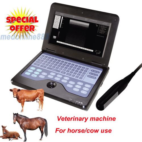 Veterinary Ultrasound Scanner Diagnostic system Machine With rectal linear probe