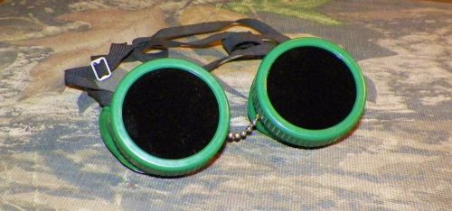 Vintage Green Welding Goggles (NICE)