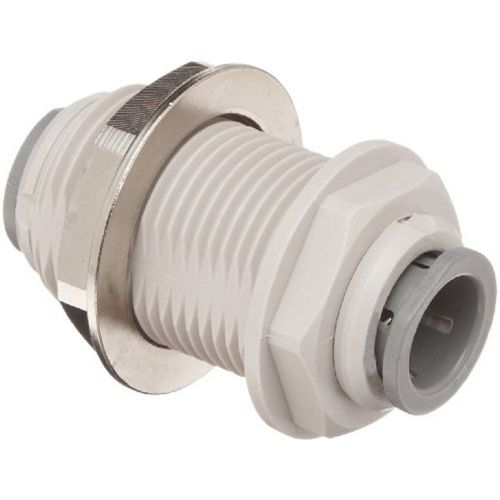 John guest acetal copolymer pipe fittings tube fitting, bulkhead union, 516\ od for sale