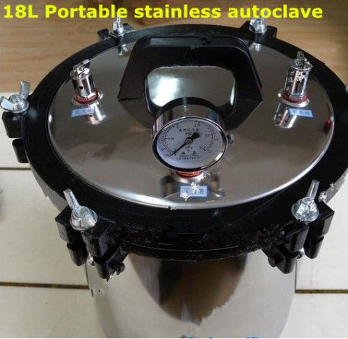 18L 304 stainless Electric and Fire Heating Portable tattoo Autoclave