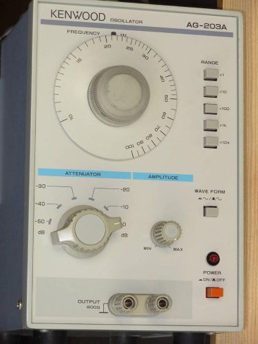 Kenwood Oscillator Model AG-203A Audio Frequency Generator