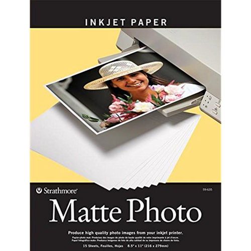 Photo Paper Strathmore STR-59-635 Matte Digital Photo Paper, 8.5 by 11\